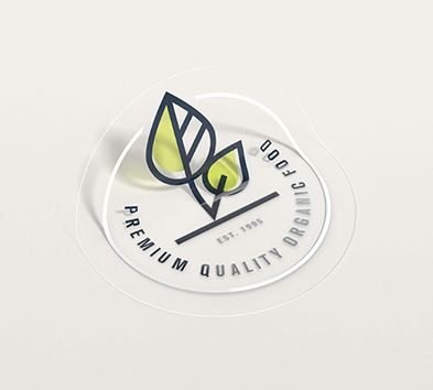 clear background sticker